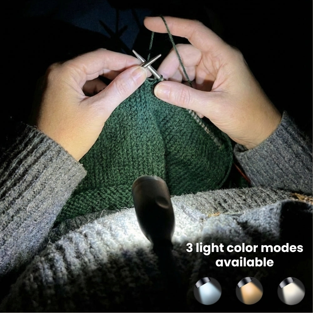 Elira – The Neck Light That Illuminates Your Creations and Relieves Eye Strain