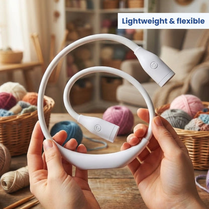 Elira – The Neck Light That Illuminates Your Creations and Relieves Eye Strain